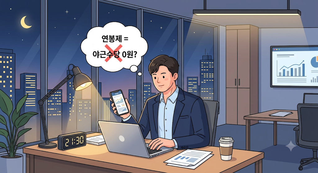 연봉제 직원은 야근해도 0원? 초과근무수당 받을 수 있는 진짜 조건 총정리! 1 image 1