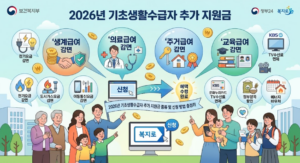 2026년 기초생활수급자가 받을 수 있는 추가 지원금 총정리 6 기초생활 수급자 추가 지원금