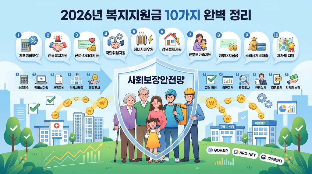 2026년 생활이 어렵다면 꼭 신청해야 하는 복지지원금 10가지 1 image 13