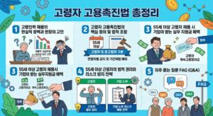 고령자 고용촉진법이란? 55세 이상 채용 시 기업 혜택 및 근로자 권리 9 고용촉진법