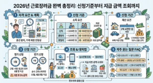 2026년 근로장려금 신청기준부터 지급 금액 조회 및 정기·반기 신청기간 완벽 총정리 4 근로장려금 썸네일