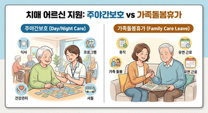 2026년 치매 주야간보호 vs 가족돌봄휴가 혜택 및 신청 조건 4 치매 어르신 지원