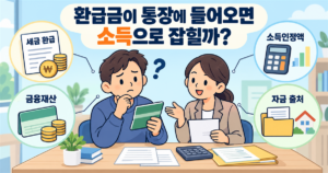 기초생활수급자 통장에 연말정산·종합소득세 환급금 들어오면 소득 잡힐까? 6 part3 875